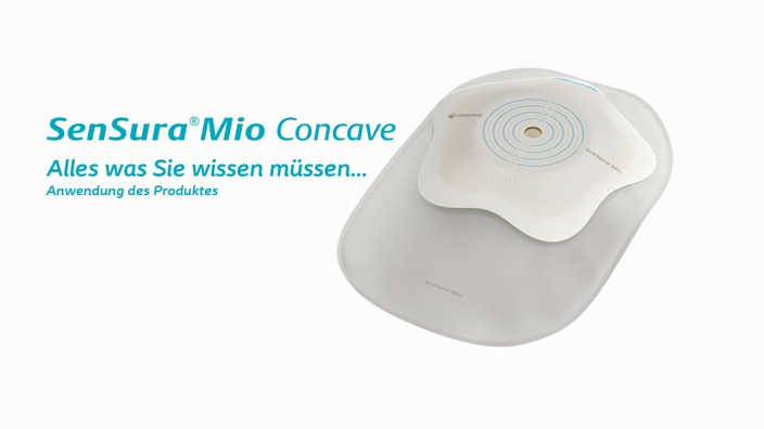 SenSura Mio Concave 1-teiliger geschlossener Beutel