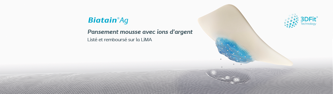 Biatain Ag - Pansement mousse