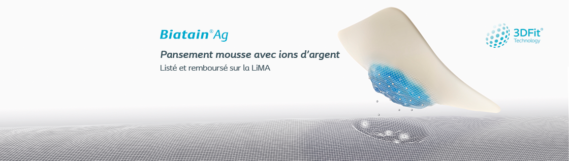 Biatain Ag - Pansement mousse